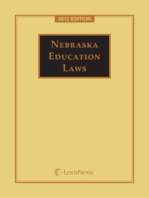 cover image of Nebraska Education Laws